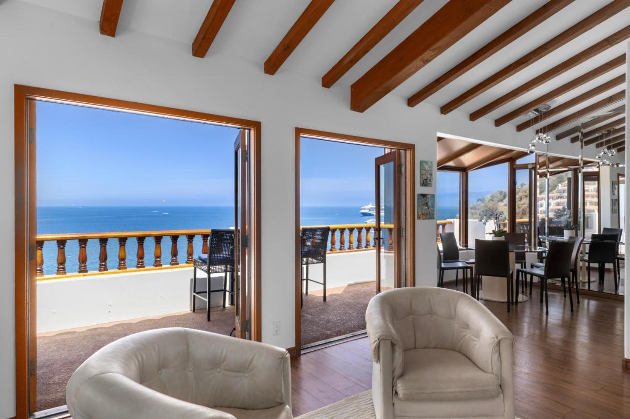 Premium Ocean Corner Unit, Fireplace, Golf Cart, 21 Steps From Top 아발론 외부 사진