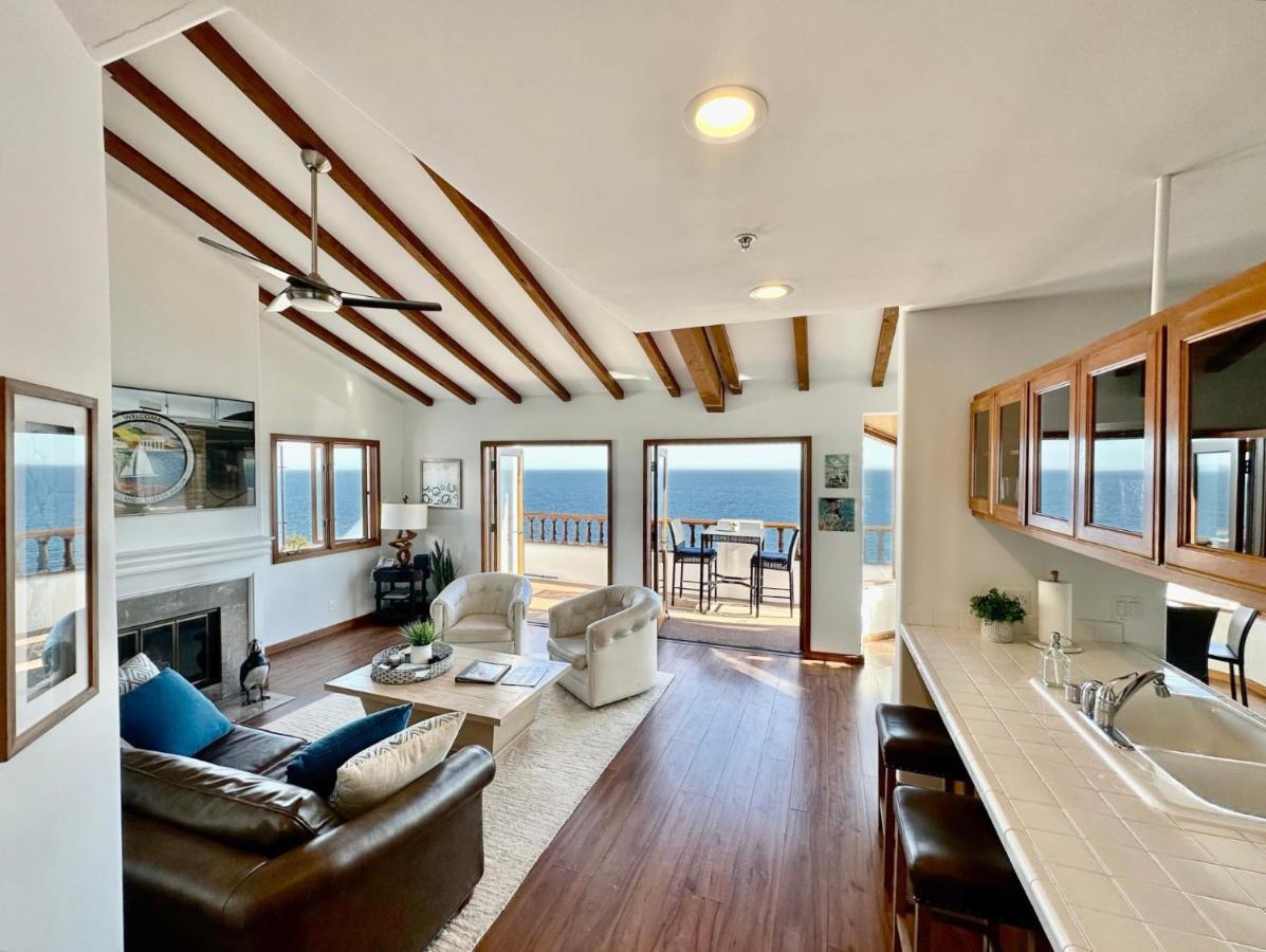 Premium Ocean Corner Unit, Fireplace, Golf Cart, 21 Steps From Top 아발론 외부 사진